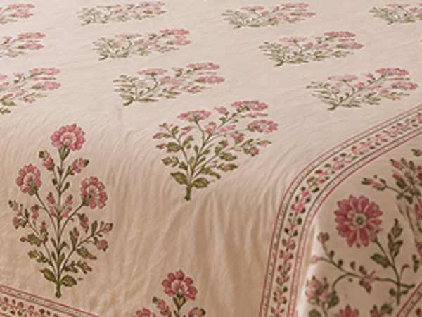 Hari Buti 2 Piece Set hand block-printed bedsheet — print close-up