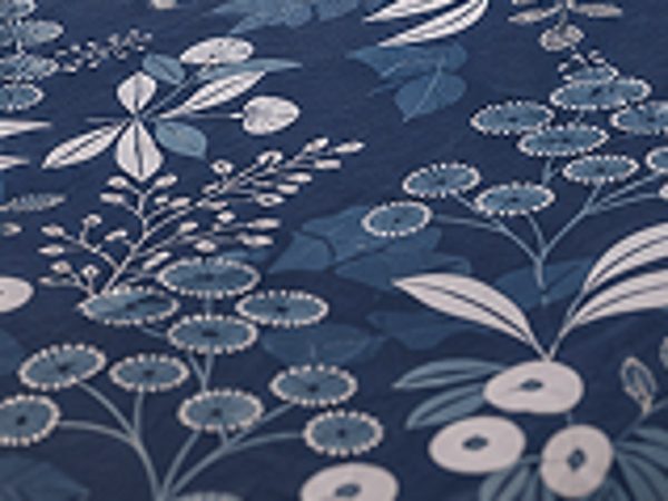 Mor Bagh hand block-printed bedsheet — print close-up