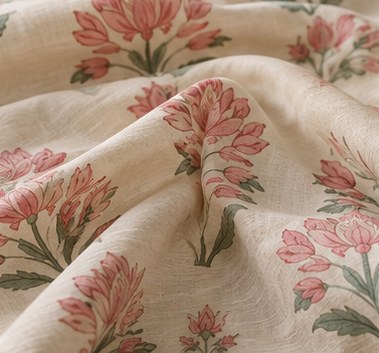Neela Jaal hand block printed bedsheet