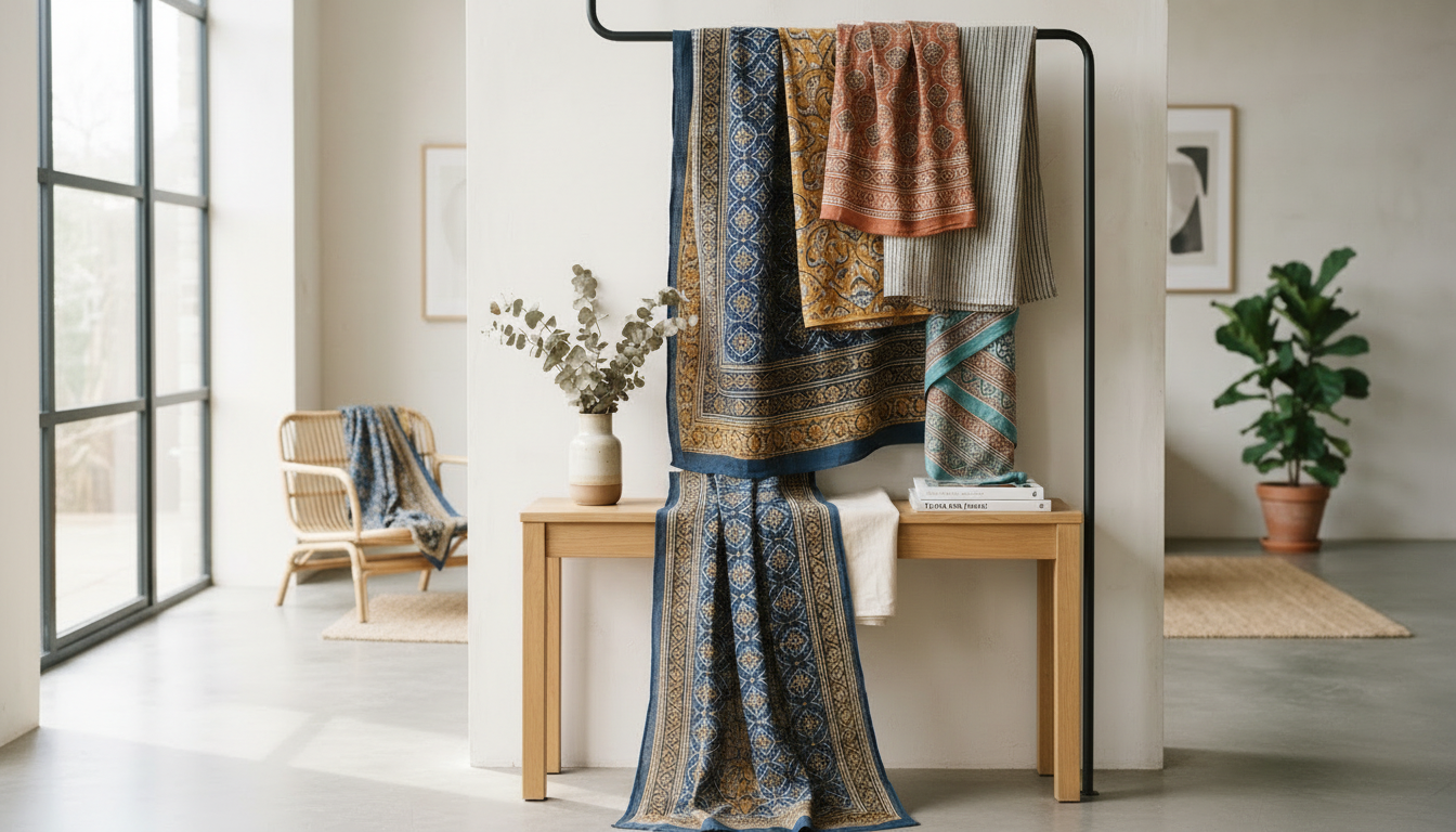 Five ways to layer a printed bedsheet like an interior designer